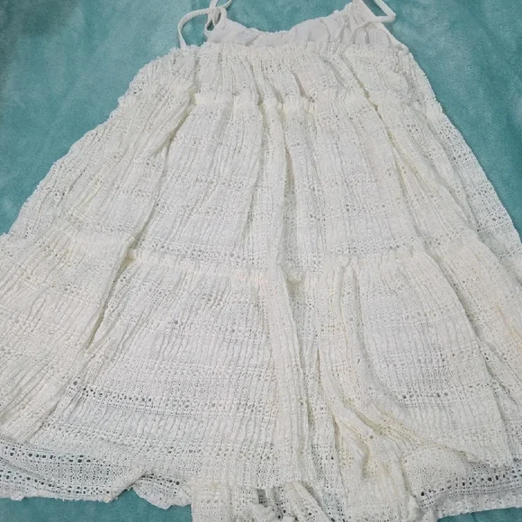 ZARA, Oyster White Sleeveless Dress - Picture 8 of 11